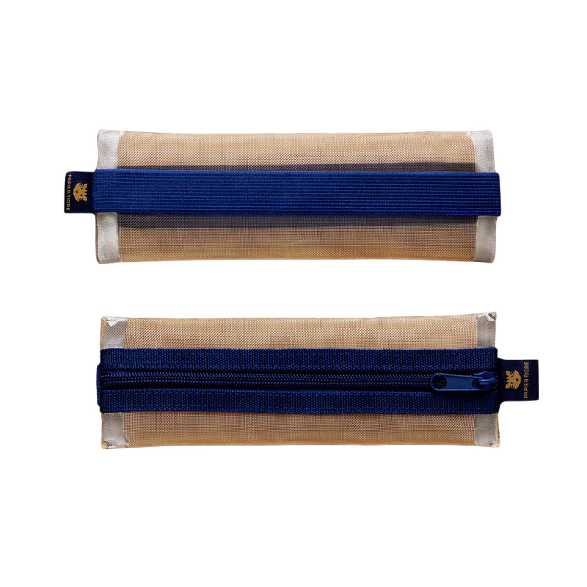 Kito Elastic Pouch - Blue & Camel