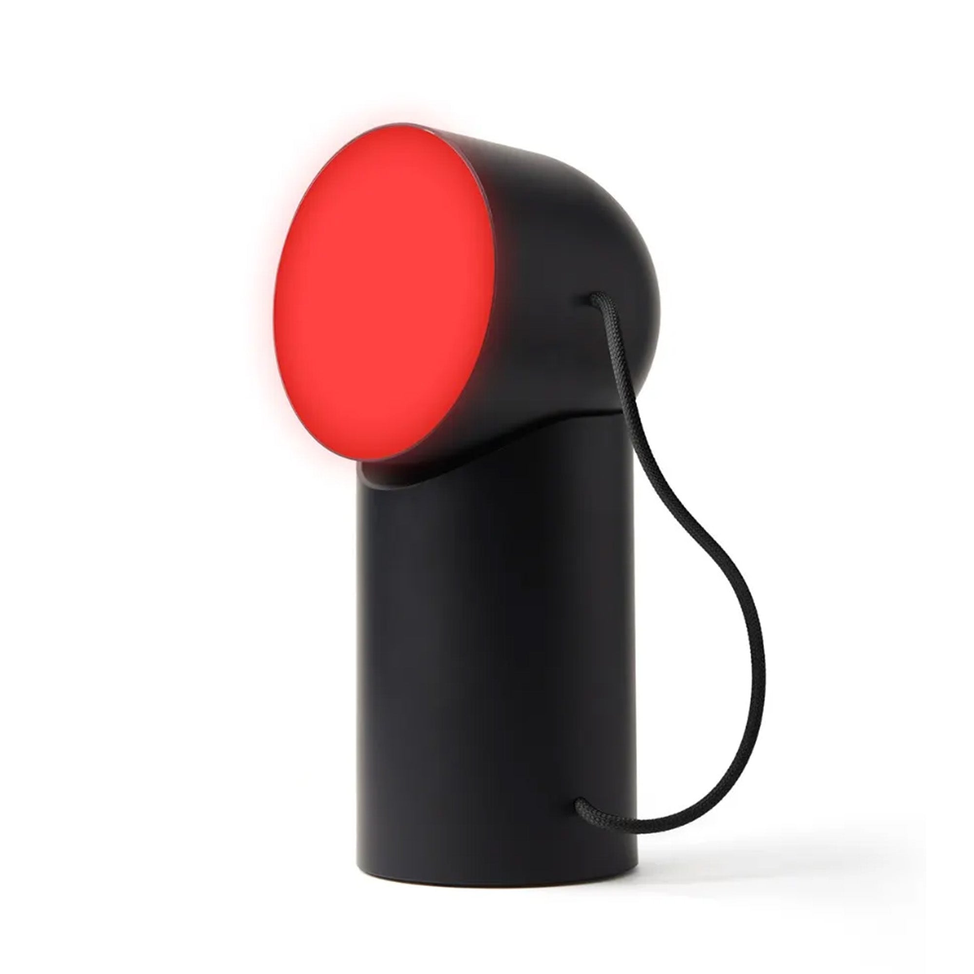 Black and red lamp