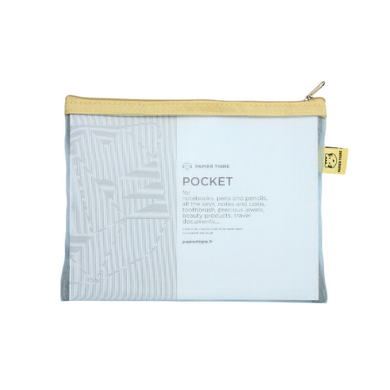 جيب شبكي أزرق فاتح