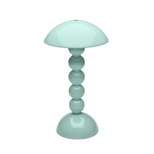 Lacquer Rechargeable Bobbin LED Lamp - Eau De Nil