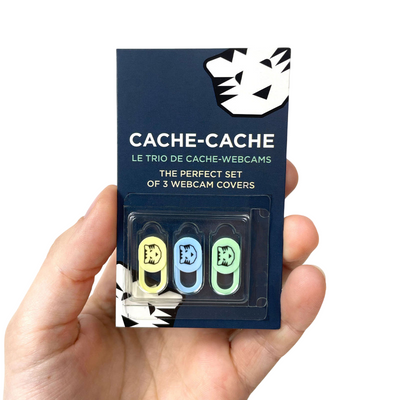 طقم من ثلاثة أغطية للكاميرا